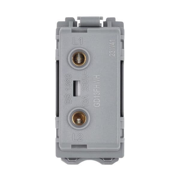Saxby Grid 13A Fuse Holder Module - White GD13FHWH  By Saxby Electrical