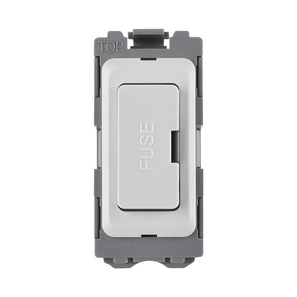 Saxby Grid 13A Fuse Holder Module - White GD13FHWH  By Saxby Electrical