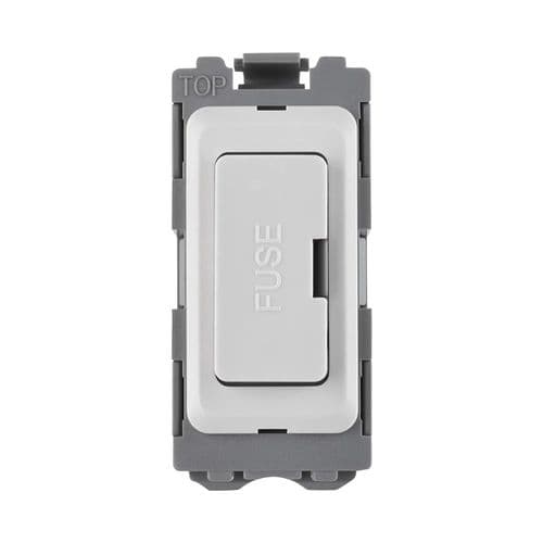Saxby Grid 13A Fuse Holder Module - White GD13FHWH By Saxby Electrical