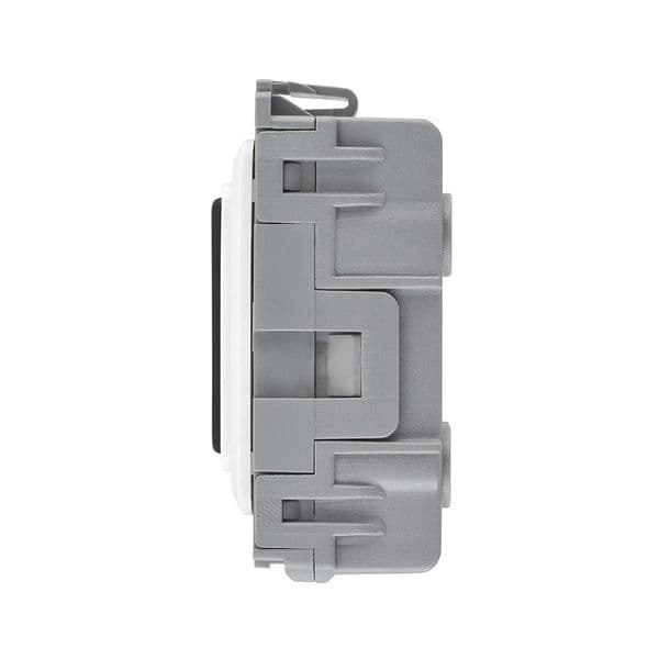 Saxby Grid 20A DP 2-Way Grid Switch Module - Matt Black GD20KBL By Saxby Electrical