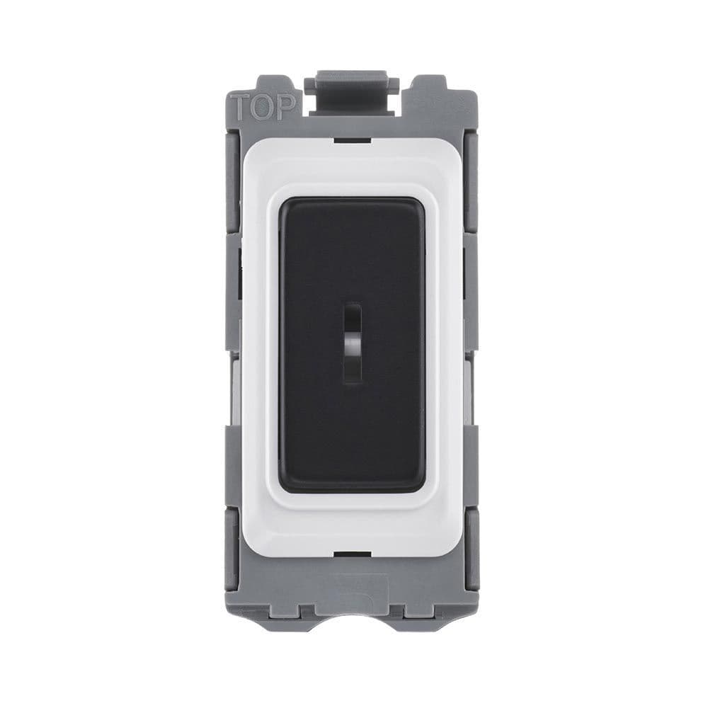 Gs Grid Switch Saxby Grid 20A DP 2-Way Grid Switch Module - Matt Black GD20KBL By ...