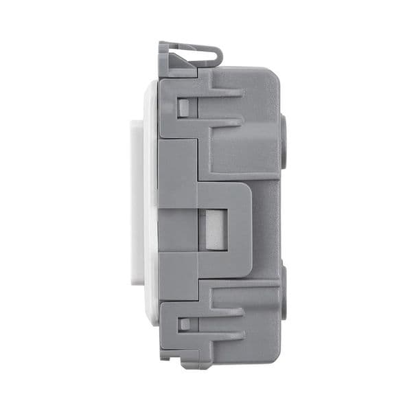 Saxby Grid 20A DP 2-Way Key Module (EMG LTG TEST) - White GD20ELTWH By Saxby Electrical