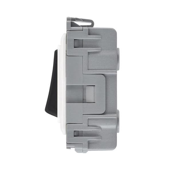 Saxby Grid 20A Intermediate Grid Switch Module - Matt Black GD20IMBL By Saxby Electrical