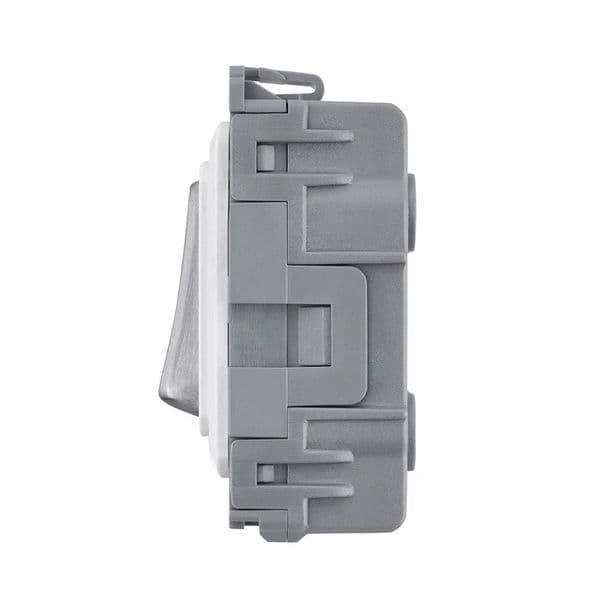 Saxby Grid 20A SP 20Way Grid Switch Module - Brushed Steel GD20BS By Saxby Electrical