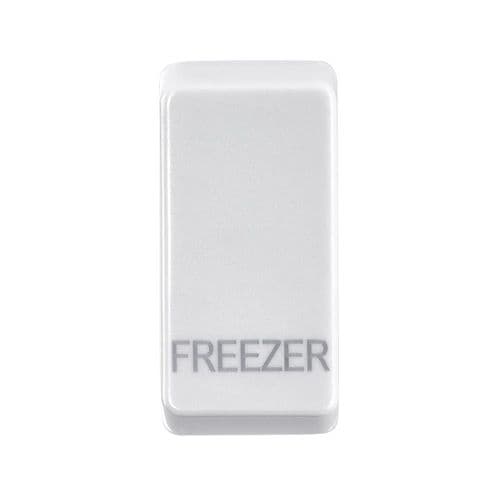 Saxby Grid Rocker Cover Marked "Freezer" - White GDRFREWH By Saxby Electrical