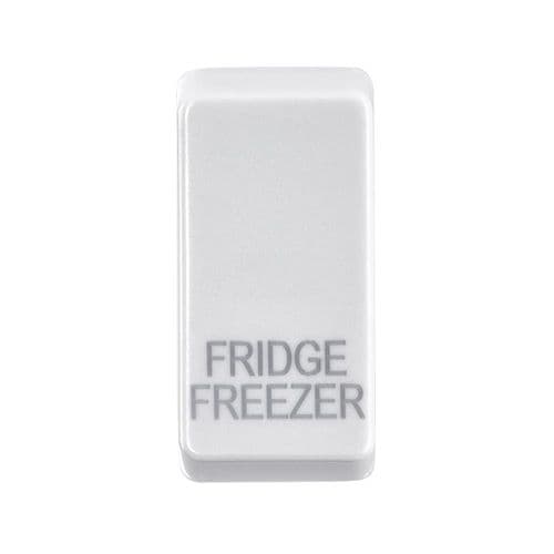Saxby Grid Rocker Cover Marked "Fridge Freezer" White GDRFFWH By Saxby Electrical