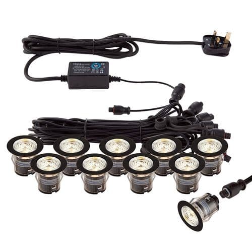 Saxby IkonPRO CCT 3000K/4000K 35mm Kit Black IP67 0.75w 99765 By Massive Lighting
