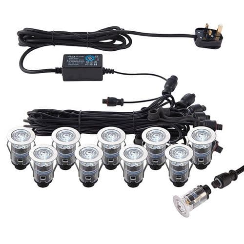 Saxby IkonPRO CCT 6500K/Blue 25mm Kit IP67 0.75w 76615 By Massive Lighting