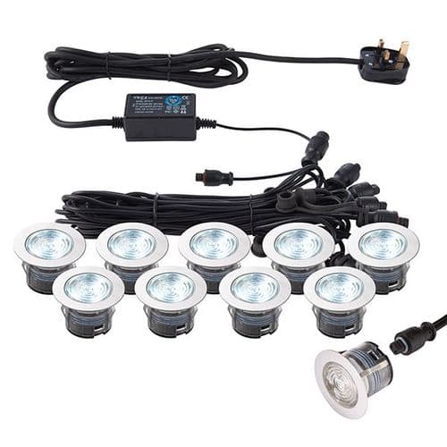 Saxby IkonPRO CCT 6500K/Blue 45mm Kit IP67 0.75w 76617 By Massive Lighting