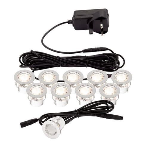 Saxby Kios 2 3000K 30mm Kit IP44 0.45w 99562 By Massive Lighting