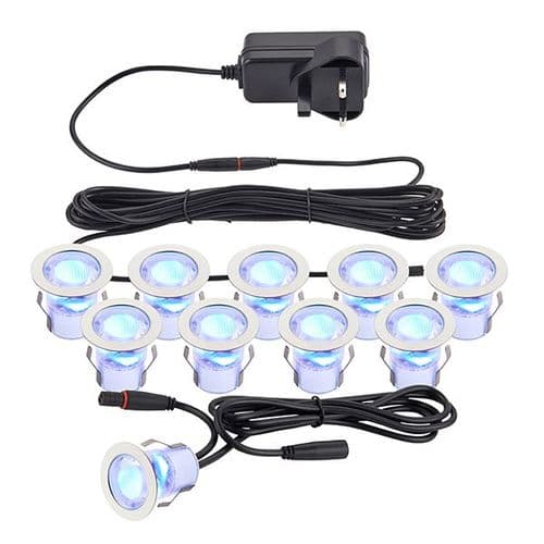Saxby Kios 2 Blue IP44 0.45w 94422 By Massive Lighting