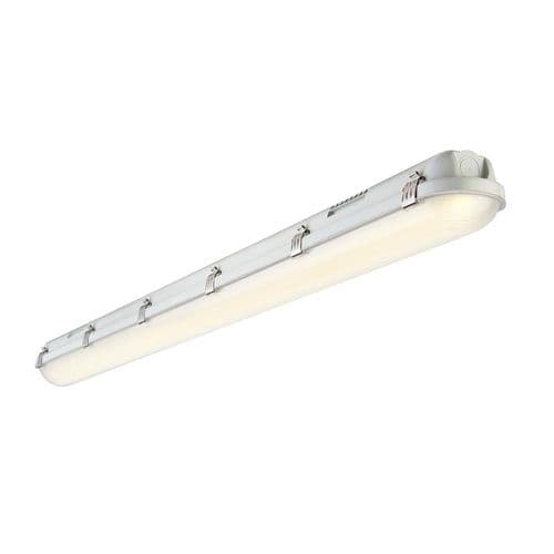 Saxby LED Anti-Corrosive Batten 4000K 4ft EM IP65 19w Cool White 103259 By Massive Lighting