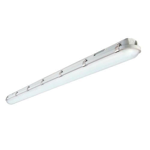 Saxby LED Anti-Corrosive Batten 6500K 5ft High Lumen EM IP65 50w Daylight White By Massive Lighting