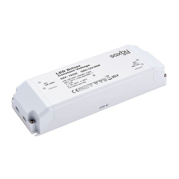 Saxby LED Driver Constant Voltage 12v 60w 79335 By Saxby Electrical