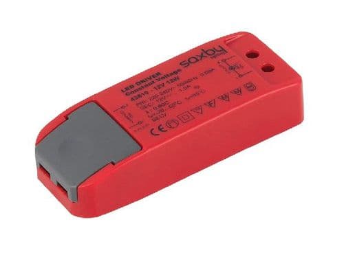 Saxby LED driver Constant Voltage 12w 12v 43810 By Saxby Electrical