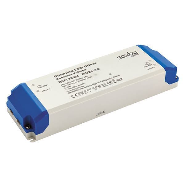Saxby LED Driver Constant Voltage Dimmable 24v 100w 79334 By Saxby Electrical
