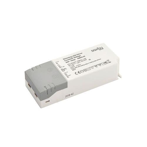 Saxby LED Driver Constant Voltage Dimmable 24v 25w 79332 By Saxby Electrical