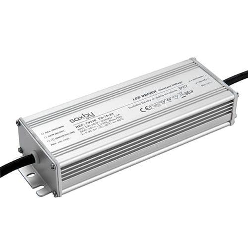 Saxby LED Driver Constant Voltage IP67 24v 75w 79330 By Saxby Electrical