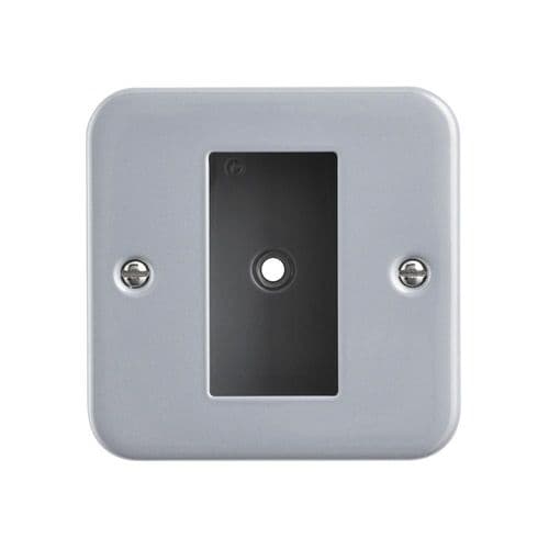 Saxby Metal Clad 1G Modular Faceplate ( 1 Module ) MCMFP1 By Saxby Electrical