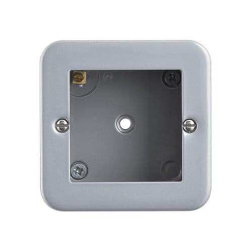 Saxby Metal Clad 2G Modular Faceplate ( 2 Modules ) MCMFP2 By Saxby Electrical