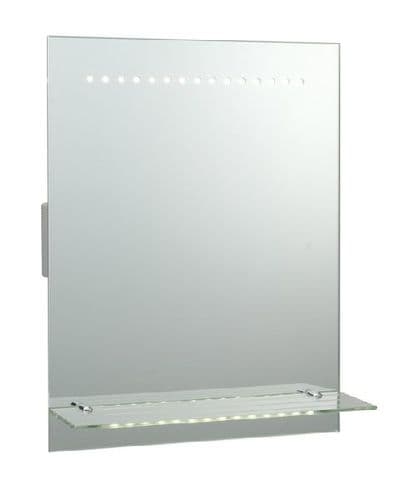 Saxby Omega Mirror IP44 1.5w SW Daylight White 39237 By Massive Lighting