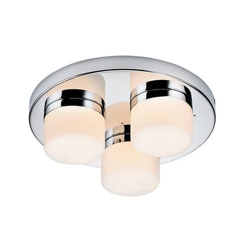 Saxby Pure 3lt Flush IP44 28w 34200 By Massive Lighting