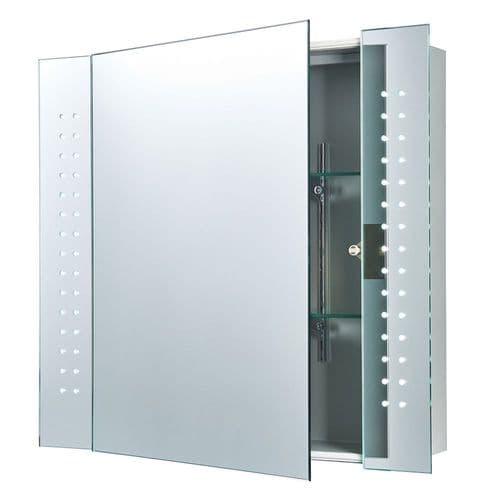 Saxby Revelo Shaver Cabinet Mirror IP44 4.8w SW Daylight White 60894 By Massive Lighting