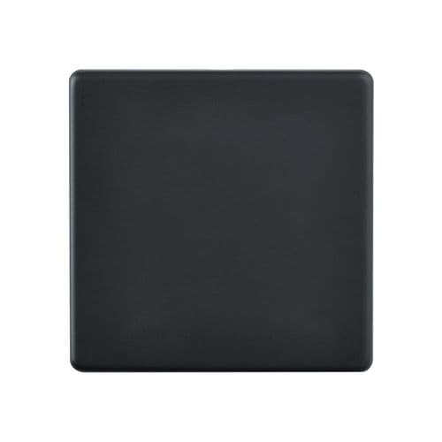 Saxby Screwless 1G Blanking Plate - Matt Black SL881BL By Saxby Electrical