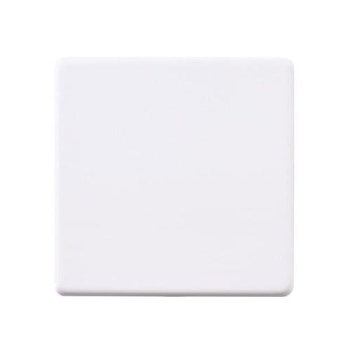 Saxby Screwless 1G Blanking Plate - Matt White SL881WH By Saxby Electrical