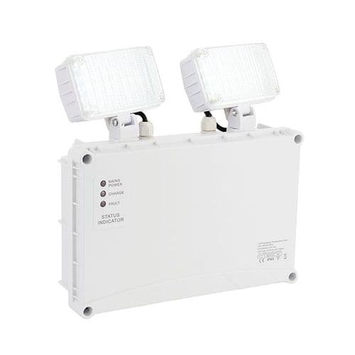 Saxby Sight Twin Spot IP65 ENM 2w Daylight White 72643 By Massive Lighting