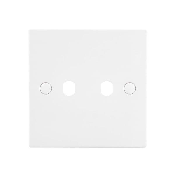Saxby Sqaure Edge 2G Dimmer PLate With Dimmer Cap SE82DIM By Saxby Elecrtical