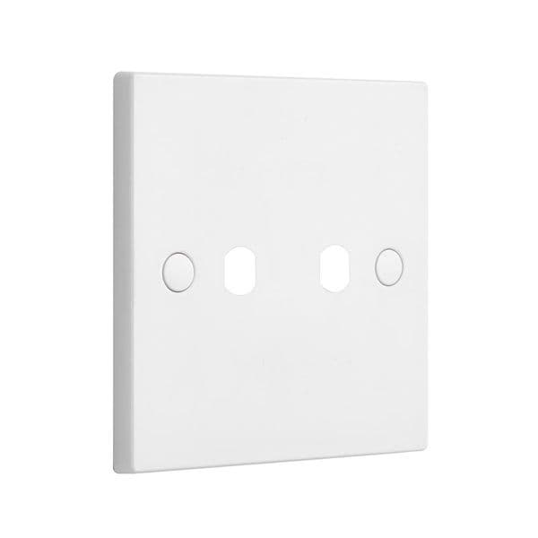 Saxby Sqaure Edge 2G Dimmer PLate With Dimmer Cap SE82DIM By Saxby Elecrtical