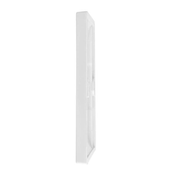 Saxby Sqaure Edge 2G Dimmer PLate With Dimmer Cap SE82DIM By Saxby Elecrtical