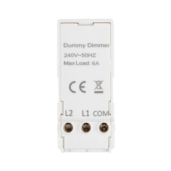 Saxby Sqaure Edge Dummy Dimmer SE6DUMDIM By Saxby Electrical