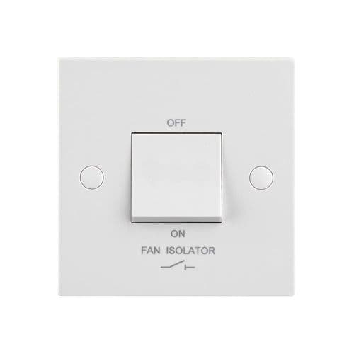 Saxby Square Edge 10AX 1G 3-Pole Isolator Switch SE110 By Saxby Electrical