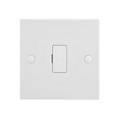 Saxby Square Edge 13A Unswitched Fused Spur Unit SE324 By Saxby Electrical