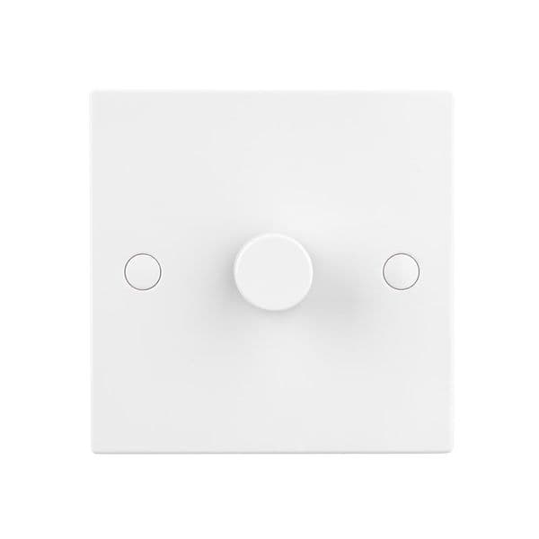 Saxby Square Edge 1G LED Dimmer 5-100W SE661 By Saxby Electrical