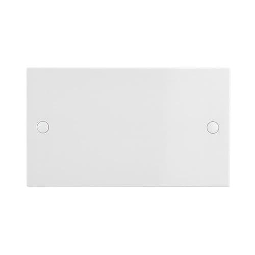 Saxby Square Edge 2G Blanking Plate SE882 By Saxby Electrical