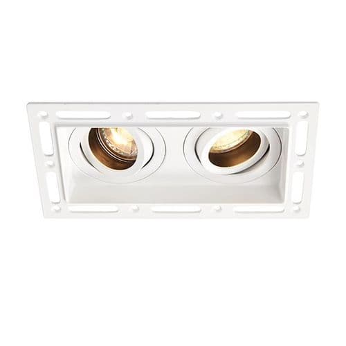 Saxby Trimless Downlight Twin 50w 94754 By Massive Lighting
