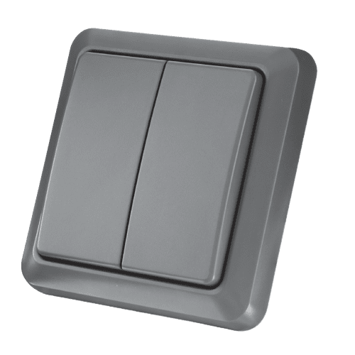 Trust Switch-In Double Outdoor Wall Switch AGST-8802 71152 By Trust Smart Home