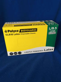 Latex Gloves Box of 100