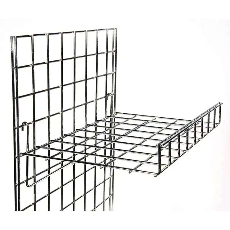 Gridwall Flat Shelf with lip