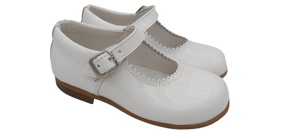 Ladies white sales mary jane shoes