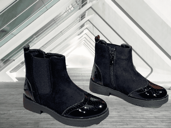 Girls chelsea top ankle boots