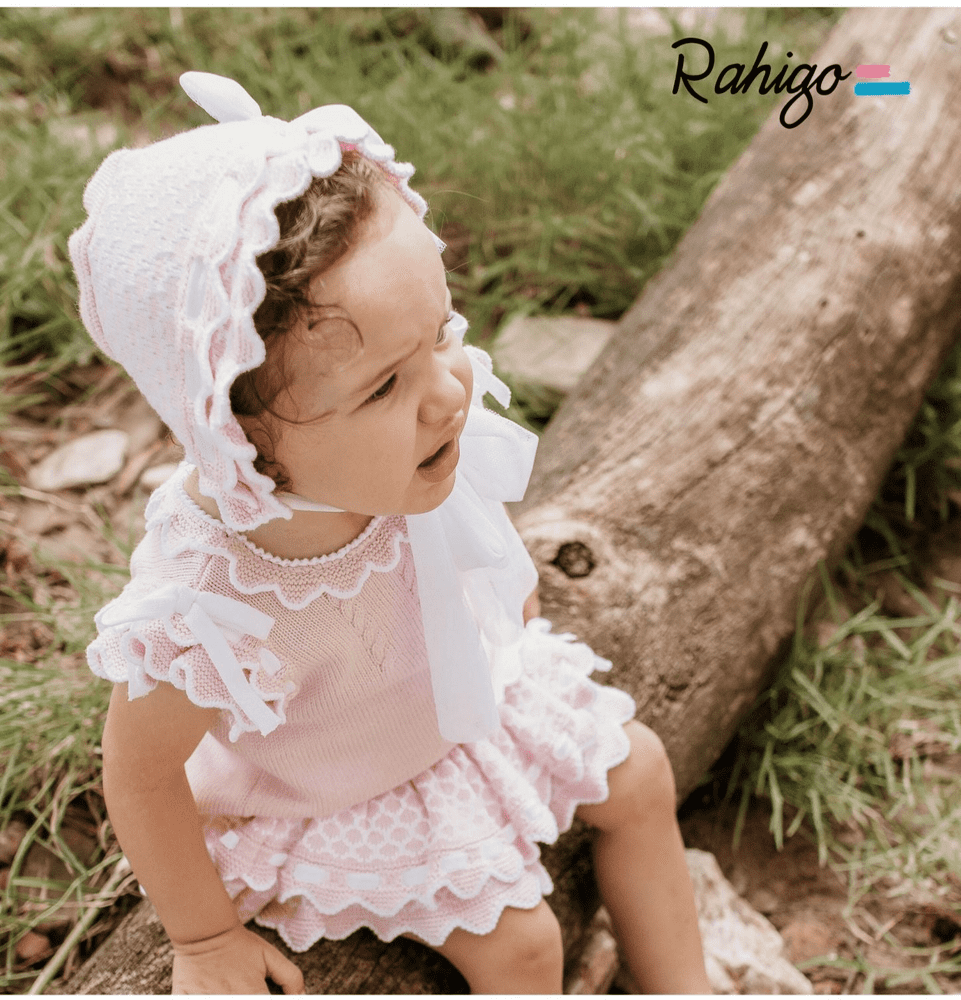 Rahigo Girls 2 Piece Pink Frilly Pants Set 23111