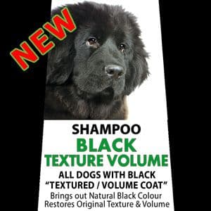 Black Texture Volume Shampoo - 5L  Spanish Water Dog, Poodle, Newfoundland, Lagotto, German Spitz