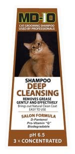 MD10 CAT Deep Cleansing Shampoo - 3 sizes Main Coon, Long Full Coat Cats (1)