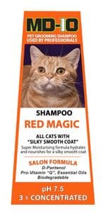 MD10 Red Magic Shampoo for Orange Silky coat, Russian Blue, Siamese, Ragdoll, Somali