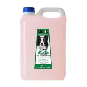 MD10 Texture Collagen Shampoo 5L,Bearded Collie, Border Collie, Lhasa,Tibetan Terrier, Briard, SkyT