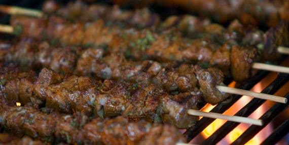 Mint and Lamb Grill Sticks